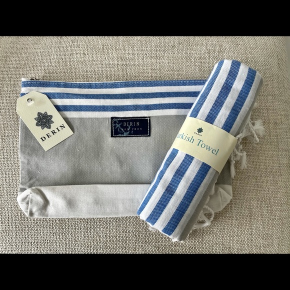Turkish Beach Towels & Matching Bag Set - Picture 5 of 7